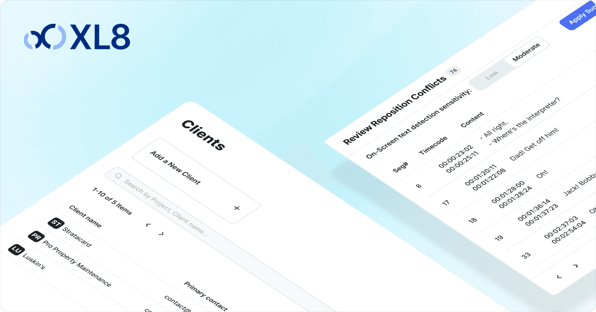 XL8 newsletter: Smarter Subtitle Tools & Real-Time AI on the Global Stage